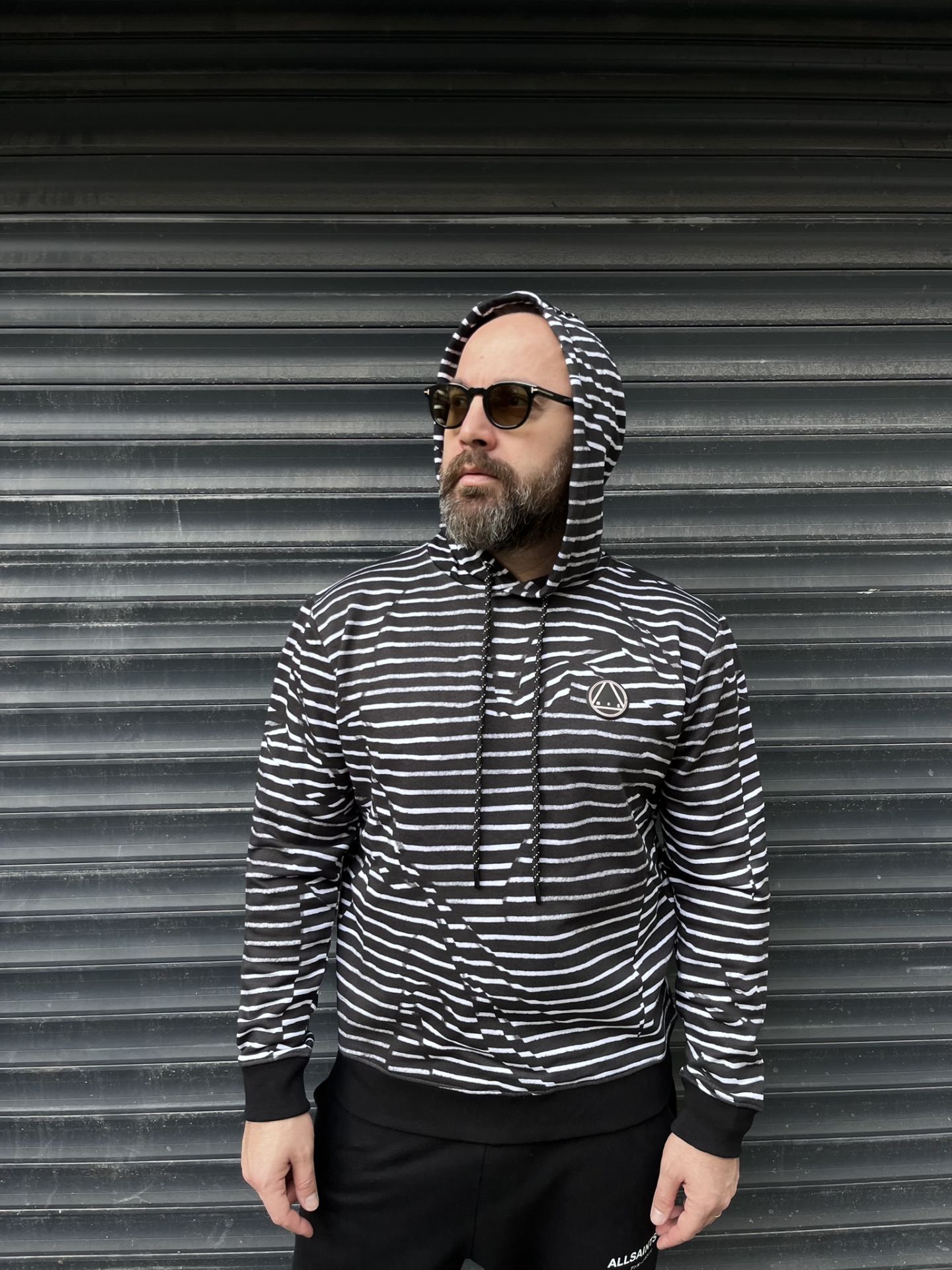 Zebra batik hoodie