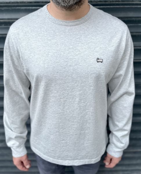 Gri uzun kollu sweat