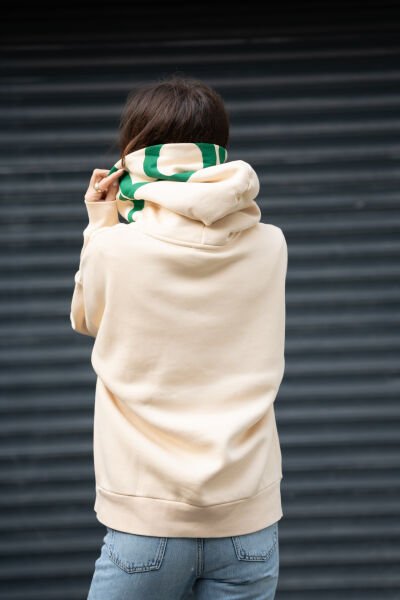 Krem hoodie