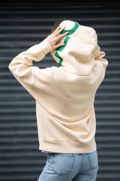 Krem hoodie